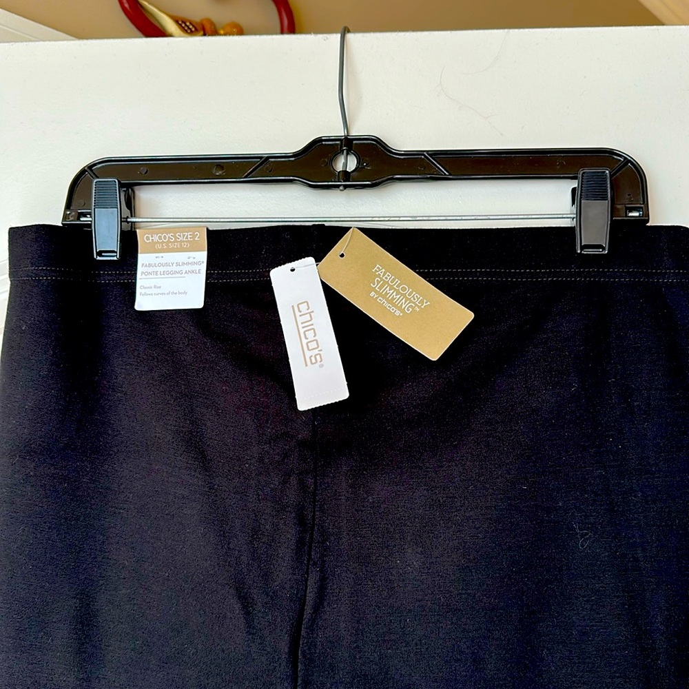 Chico’s fabulously slimming legging- black